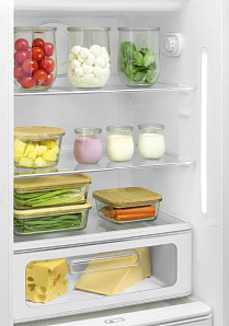 Холодильник бордового цвета Smeg FAB28LRD5 фото 4 фото 4