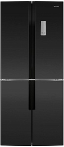 Большой чёрный холодильник Maunfeld MFF182NFSB фото 3 фото 3