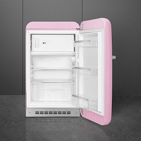 Невысокий холодильник с морозильной камерой Smeg FAB10RPK5 фото 2 фото 2