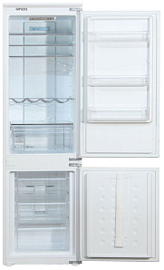 Холодильник шириной 55 см Ginzzu NFK-260 inverter