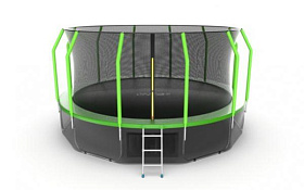 Батут для детей EVO FITNESS JUMP Cosmo 16ft (Green) + нижняя сеть фото 4 фото 4
