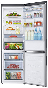 Стандартный холодильник Samsung RB 34 K 6220 SS/WT