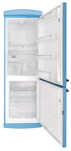 Цветной холодильник в стиле ретро Schaub Lorenz SLUS335U2 фото 3 фото 3