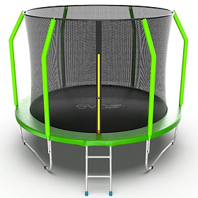 Батут с защитной сеткой EVO FITNESS JUMP Cosmo 10ft (Green)