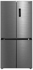 Серебристый холодильник Midea MDRF632FGF46