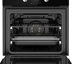 Чёрный электрический встраиваемый духовой шкаф Teka STEAKMASTER NIGHT RIVER BLACK фото 2 фото 2