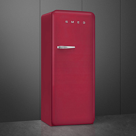 Красный холодильник в стиле ретро Smeg FAB28RDRB5 фото 3 фото 3