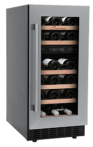 Компактный винный шкаф LIBHOF CXD-28 silver фото 2 фото 2