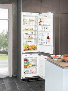 Немецкий встраиваемый холодильник Liebherr SBS 33I2 фото 3 фото 3