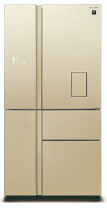 Широкий холодильник с нижней морозильной камерой Sharp SJ-WX99A-CH фото 2 фото 2