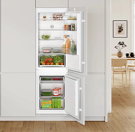 Узкий встраиваемый холодильник Bosch KIV 865 SF0 фото 2 фото 2