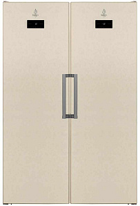 Бежевый холодильник Side-by-Side Jacky`s JLF FV1860 SBS