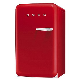 Маленький красный холодильник Smeg FAB10LR
