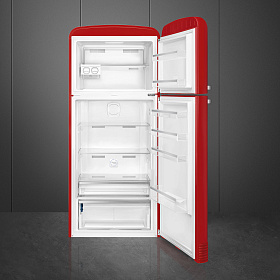 Ретро красный холодильник Smeg FAB50RRD5