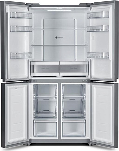 Серебристый холодильник Midea MRC518SFNX фото 2 фото 2