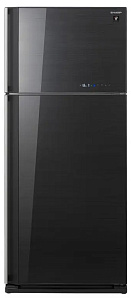 Чёрный холодильник с No Frost Sharp SJGV58ABK