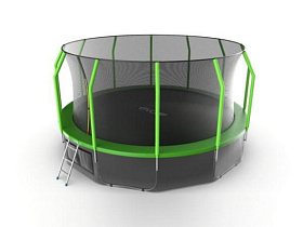 Батут для детей EVO FITNESS JUMP Cosmo 16ft (Green) + нижняя сеть фото 2 фото 2