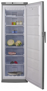Серебристый холодильник Vestfrost VF 391 XNF