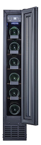 Винный шкаф 15 см LIBHOF CF-6 black фото 4 фото 4