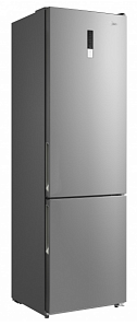 Серебристый холодильник Midea MRB520SFNX