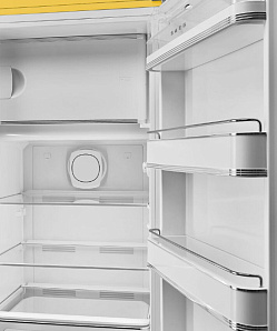 Двухкамерный холодильник высотой 150 см Smeg FAB28RYW5 фото 4 фото 4
