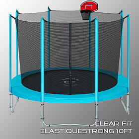 Батут с внутренней сеткой Clear Fit ElastiqueStrong 10ft фото 2 фото 2