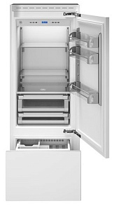 Двухкамерный холодильник с ледогенератором Bertazzoni REF75PRR