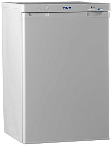 Маленький серебристый холодильник Позис FV-108 серебристый
