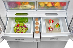 Серебристый холодильник Toshiba GR-RF646WE-PMS(02) фото 4 фото 4