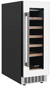 Винный холодильник 30 см LIBHOF CX-19 white фото 2 фото 2