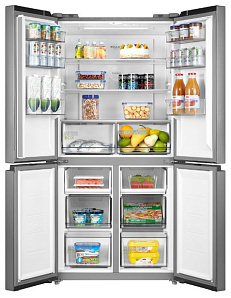 Серый холодильник Midea MDRF632FGF46 фото 2 фото 2