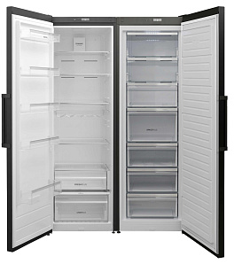 Холодильник шириной 120 см Korting KNF 1857 N + KNFR 1837 N фото 2 фото 2