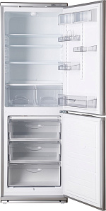 Двухкамерный серебристый холодильник ATLANT ХМ 4012-080 фото 3 фото 3