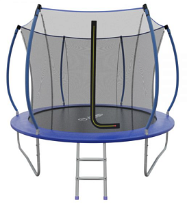 Батут 2,44 м с защитной сеткой EVO FITNESS JUMP Internal, 8ft (синий)
