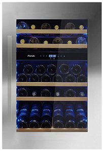 Двухзонный винный шкаф Pando PVMAV 88-49XR