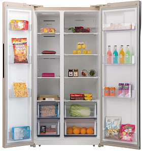 Отдельностоящий двухдверный холодильник Ascoli ACDI601W фото 2 фото 2