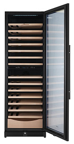 Двухтемпературный винный шкаф LIBHOF SMD-110 slim black фото 3 фото 3