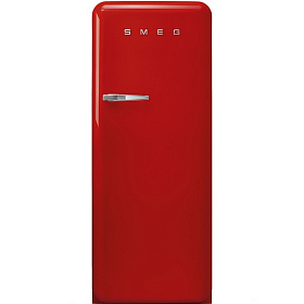 Красный холодильник в стиле ретро Smeg FAB28RRD3
