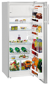 Серебристые двухкамерные холодильники Liebherr Liebherr Kel 2834