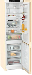 Двухкамерный бежевый холодильник Liebherr CNbef 5723