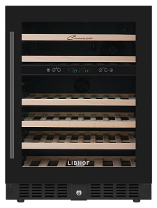 Винный шкаф 60 см LIBHOF CXD-46 black фото 2 фото 2