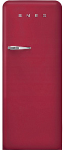 Красный холодильник в стиле ретро Smeg FAB28RDRB5
