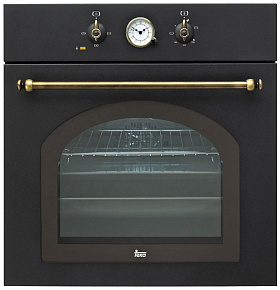 Газовый встраиваемый духовой шкаф 60 см с конвекцией Teka HGR 650 ANTHRACITE