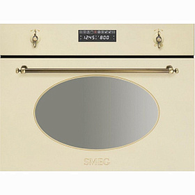 Духовой шкаф с свч функцией Smeg S 845MCPO9