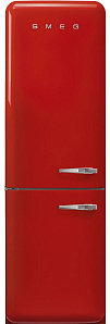 Холодильник бордового цвета Smeg FAB32LRD5