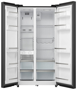 Холодильник с двумя дверями и морозильной камерой Korting KNFS 91797 GN фото 2 фото 2
