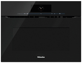 Духовой шкаф с свч функцией Miele H 6800 BMX OBSW черный обсидиан
