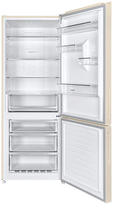 Двухкамерный бежевый холодильник Maunfeld MFF1857NFBG фото 3 фото 3