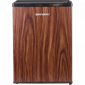 Маленький коричневый холодильник Shivaki SHRF-74CHT