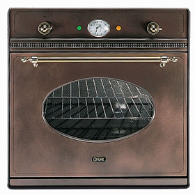 Независимый газовый духовой шкаф ILVE 600 NVG/RMX copper coloured, ручки хром